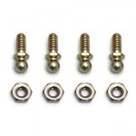 [TEAM ASSOCIATED AA2257] AA2257 Rear Toe Ballstuds (gold) Ver. 1