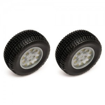 [˾ũ] AA91105 [TEAM ASSOCIATED] AA91105 KMC HEX Wheel / Tire silver (hex)