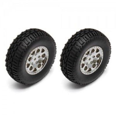 [˾ũ] AA91222 [TEAM ASSOCIATED] AA91222 SC10B Front Wheel/Tire chrome