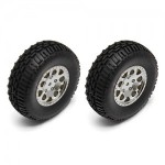[TEAM ASSOCIATED] AA91222 SC10B Front Wheel/Tire chrome