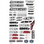 [TEAM ASSOCIATED] AA4710 RC12R5.2 Decal Sheet