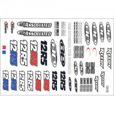 [�˾���ũ] AA4680 [TEAM ASSOCIATED] AA4680 12R5 Decal Sheet