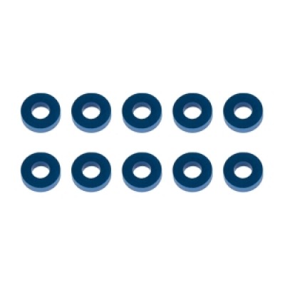 [�˾���ũ] AA31389 [TEAM ASSOCIATED] AA31389 Washers, 7.8x3.5x2.0mm, blue aluminum