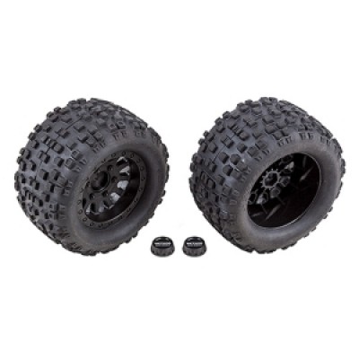 [�˾���ũ] AA25841 [TEAM ASSOCIATED] AA25841 Rival MT10 Tires and Method Wheels, mounted, hex, black