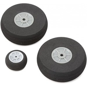[E-FLITE(Blade)] Wheels (2) 54mm (1)25mm: Commander mPd 1.4m (�����Ǹ�)