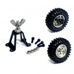 [Ares Racing] ŬŸ̾  metal spare tire bracket for Axial SCX10 TAMIYA CC01 RC4WD D90 D110 TF2 TRX-4 RC Rock Crawler ũ︵ Ǽ縮