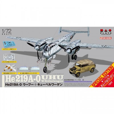 [�˾���ũ] BPAE-9 [PLATZ] BPAE-9 1/72 Heinkel He 219A-0 UHU , Kubelwagen