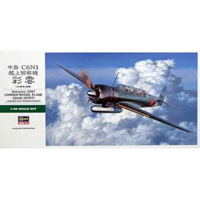 [�˾���ũ] BH09084 [Hasegawa] BH09084 1/48 Nakajima C6N1 Carrier Recon. Plane