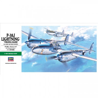 [�˾���ũ] BH09101 [Hasegawa] BH09101 JT1 1/48 P-38J Lighting Virginia Marie