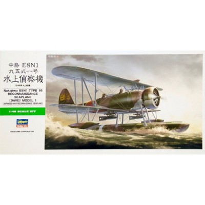 [�˾���ũ] BH19197 [Hasegawa] BH19197 1/48 Nakajima E8N1 Type 95 Reconnaissance Seaplane (Dave) Model 1 (New Tool-2015)