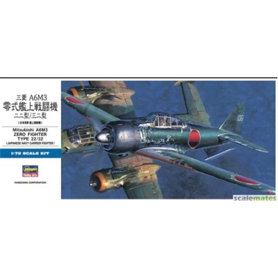 [˾ũ] BH01456 [Hasegawa] BH01456 1/72 Mitsubishi A6M3 Zero Fighter Type 22/32