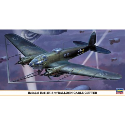 [˾ũ] BH00929 [Hasegawa] BH00929 1/72 Heinkel He111H-8 w/ Balloon Cable Cutter