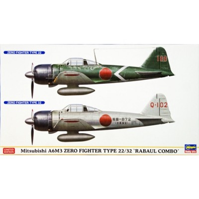 [˾ũ] BH02077 [Hasegawa] BH02077 1/72 Mitsubishi A6M3 Zero Fighter Type 22/32