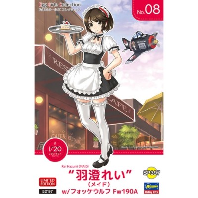 [˾ũ] BH52197 [Hasegawa] BH52197 Egg Girls Collection No.08 Rei Hazumi w/Egg Plane Fw190A
