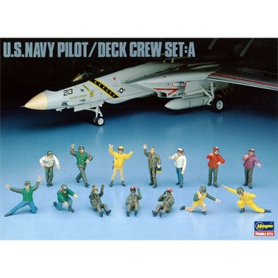 [˾ũ] BH36006 [Hasegawa] BH36006 X48-6 1/48 US Navy pilot deck crew A