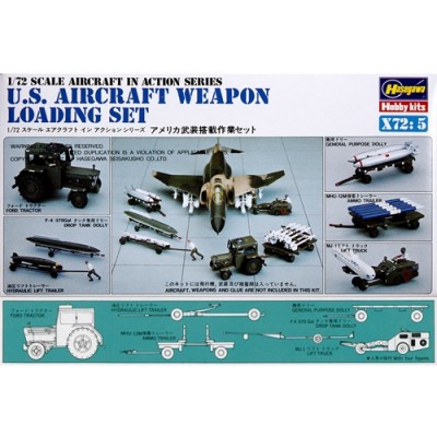 [�˾���ũ] BH35005 [Hasegawa] BH35005 X72-5 1/72 U.S Aircraft Weapons loading set