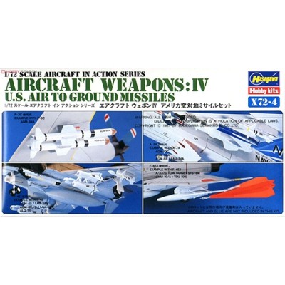 [�˾���ũ] BH35004 [Hasegawa] BH35004 X72-4 1/72 US Weapons IV -- U. S. Air to ground Missiles