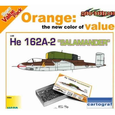 [˾ũ] BD5564 [Dragon] BD5564 1/48 He162A-2 Salamander Photo-Etched Parts (Orange Series)(Ī)(ī׶ Į)