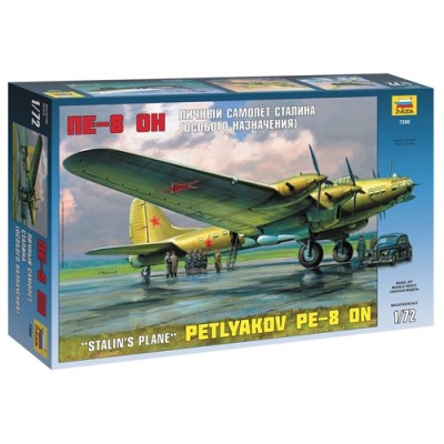 [˾ũ] BZ7280 [Zvezda] BZ7280 1/72 Petlyakov PE-8 oN Staliss Plane (New Tool)-Ż  ( 7 )