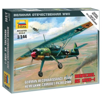 [˾ũ] BZ6184 [Zvezda] BZ6184 1/144 Henschel HS-126 German Reconnaissance Plane WW II (New Tool- 2014)