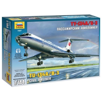 [˾ũ] BZ7007 [Zvezda] BZ7007 1/144 Tupolev Tu-134 A/B-3 Russian Airliner~New Tool-2012