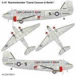 [ArsenalM] BS224700011 1/87 C-47 Camel-Caravan-to-Berlin Rosinenbomber
