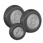 [True Details] ESTDP48213 1/48 F-16 Fighting Falcon Wheel Set