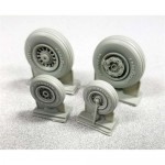 [True Details] ESTDP48202 1/48 F-14D Tomcat Wheel Set