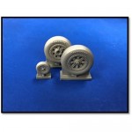 [True Details] ESTDP72210 1/72 P-47D Thunderbolt Wheels