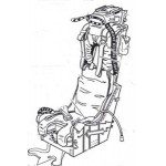 [True Details] ESTD48422 1/48 MB Mk.F-5A Ejection Seats. for F-8 Crusader