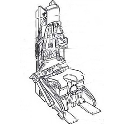[˾ũ] ESTD48426 [True Details] ESTD48426 1/48 C-2 EJECTION SEAT. for F-104