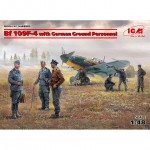 [ICM] BICM48805 1/48 BF109F-4 with German Ground Personnel