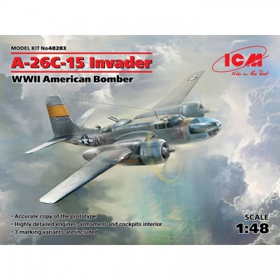[˾ũ] BICM48283 [ICM] BICM48283 1/48 A-26C-15 Invader, WWII American Bomber