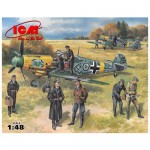 [ICM] BICM48803 1/48 BF109F-2 w/German Pilots & Ground Personnel