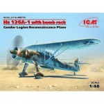 [ICM] BICM48213 1/48 Hs126A-1 with bomb rack, Condor Legion Reconnaissance Plane