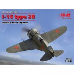 [ICM] BICM48098 1/48 I-16 type 28, WWII Soviet Fighter