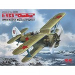 [ICM] BICM48095 1/48 I-153 Chaika, WWII Soviet Biplane Fighter (100% new molds)