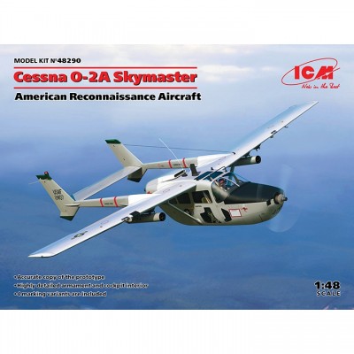 [˾ũ] BICM48290 [ICM] BICM48290 1/48 Cessna O-2A Skymaster, American Reconnaissance Aircraft