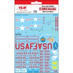 [ICM] BICMD4802 1/48 B-26B/C Invader Korean War-Decal