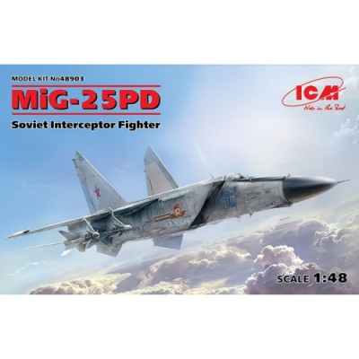 [˾ũ] BICM48903 [ICM] BICM48903 1/48 MiG-25PD Foxbat, Soviet Interceptor Fighter