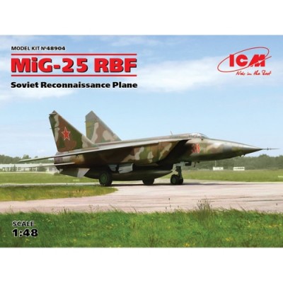 [˾ũ] BICM48904 [ICM] BICM48903 1/48 MiG-25RBF foxbat, Soviet Reconnaissance Plane
