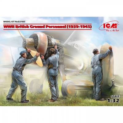 [˾ũ] BICM32107 [ICM] BICM32107 1/32 British Ground Person 1939-1945, 3 Figure -  