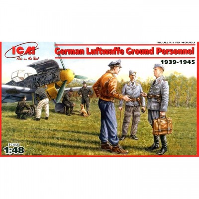 [�˾���ũ] BICM48085 [ICM] BICM48085 1/48 German Luftwaffe Ground Personnel (1939-1945)