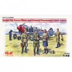[ICM] BICM48084 1/48 Soviet Air Force Pilots and Ground Personnel (1943-1945)