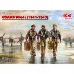 [ICM] BICM32104 1/32 USAAF Pilots 1941-1945 3 figures - 100% new molds