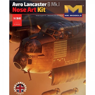 [�˾���ũ] BKE033 [HK Model] BKE033 1/32 Laqncaster MK.1 Nose ART-����� ���Ե�