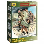 [Zvezda] BZ3544 1/35 Soviet Tank Infantry WWII