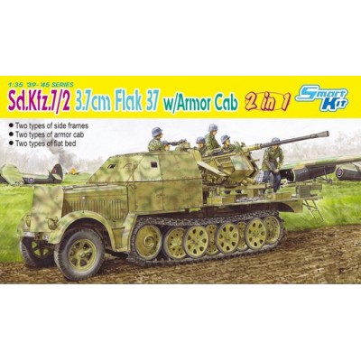 [˾ũ] BD6542 [Dragon] BD6542 1/35 Sd.Kfz.7/2 3.7cm Flak 37 w/Armor Cab (2 in 1)