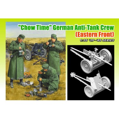 [�˾���ũ] BD6697 [Dragon] BD6697 1/35 Chow Time German Anti-Tank Gun Crew (Eastern Front)