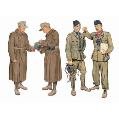 [�˾���ũ] BD6693 [Dragon] BD6693 1/35 DAK Panzer & Artillery Crew Libya 1941 (4 Figures Set)
